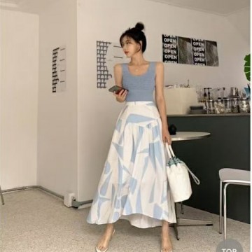 PLAYBUTTON S/S 2021 女裝印花半身裙 